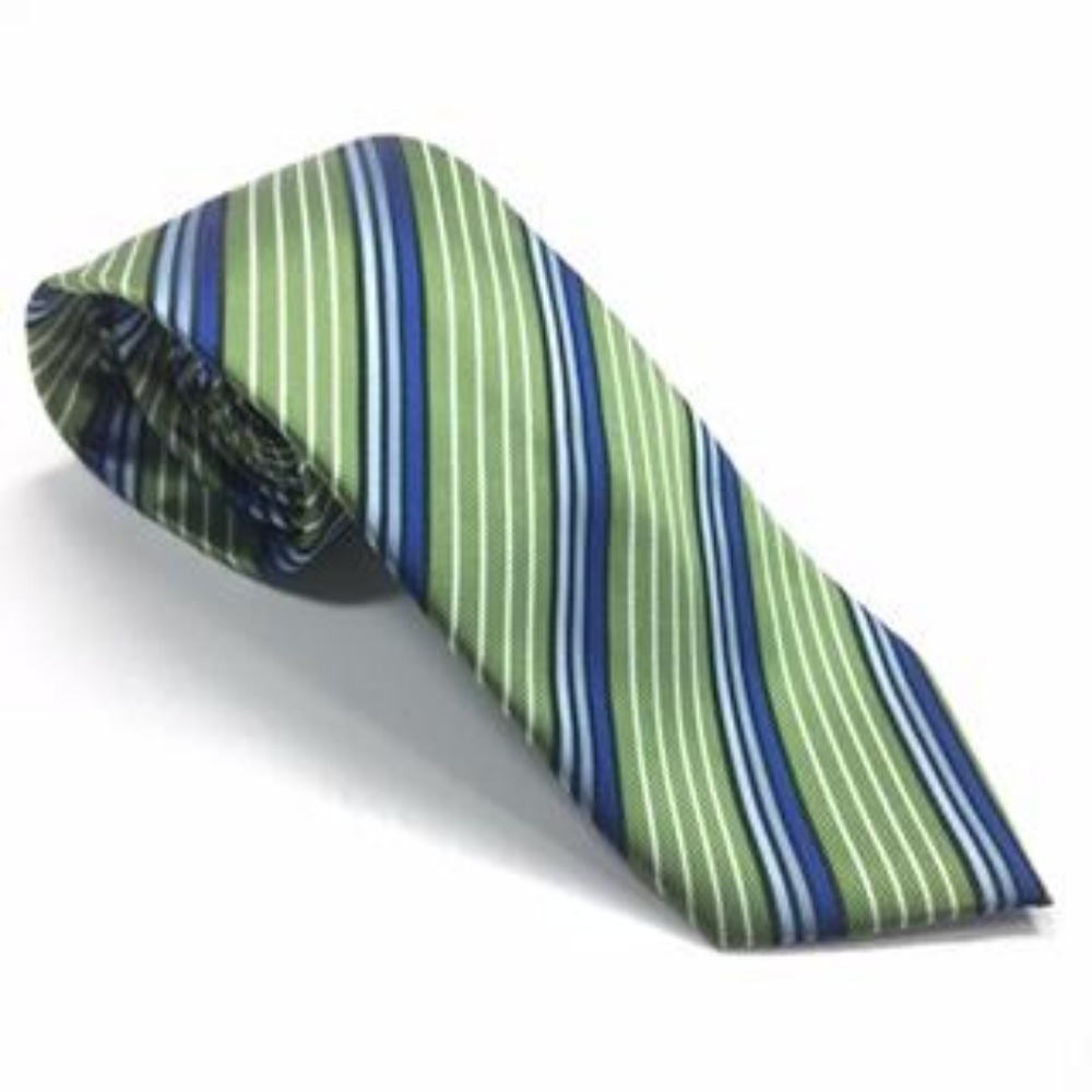 Toro Firenze Tie Made in Italy 100% Silk Green